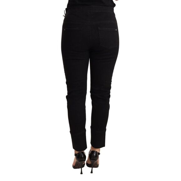 Ermanno Scervino Jeans Slim Fit Women Black Jeans & Pants - Picture 3 of 3